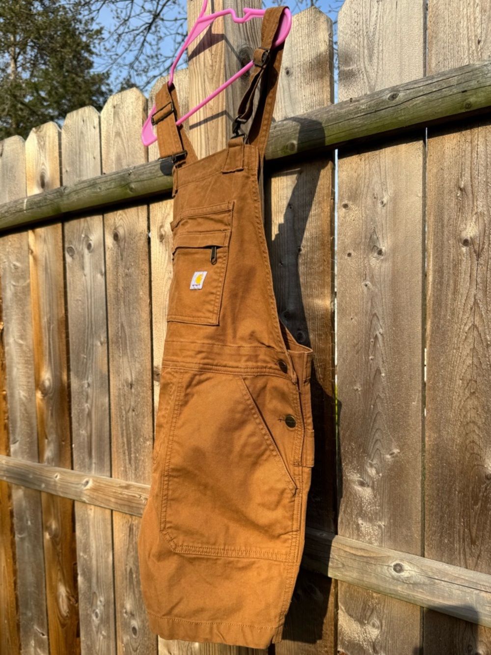 Carhartt RUGGED FLEX RELAXED FIT CANVAS SHORTALL - Picture 10 of 14